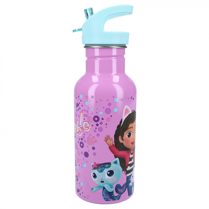 Sticla apa din aluminiu, multicolor, capacitate 500 ml, Take A Sip, Gabby's Dollhouse [1]
