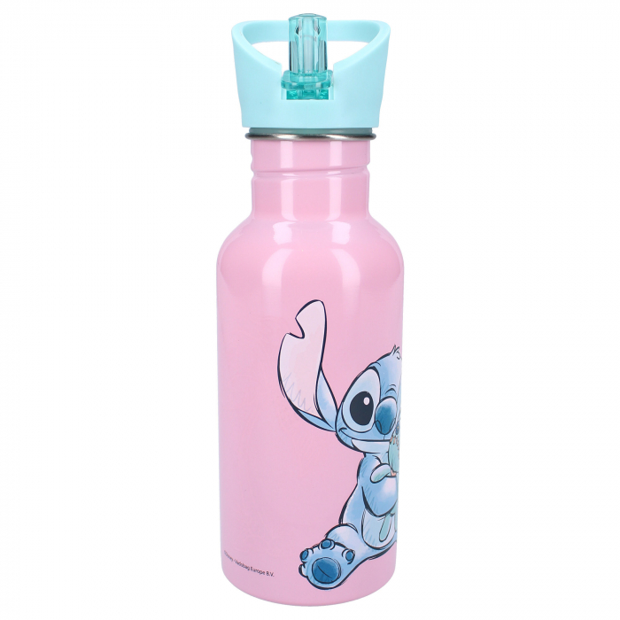 Sticla apa din aluminiu, multicolor, capacitate 500 ml, Take A Sip, Stitch [2]