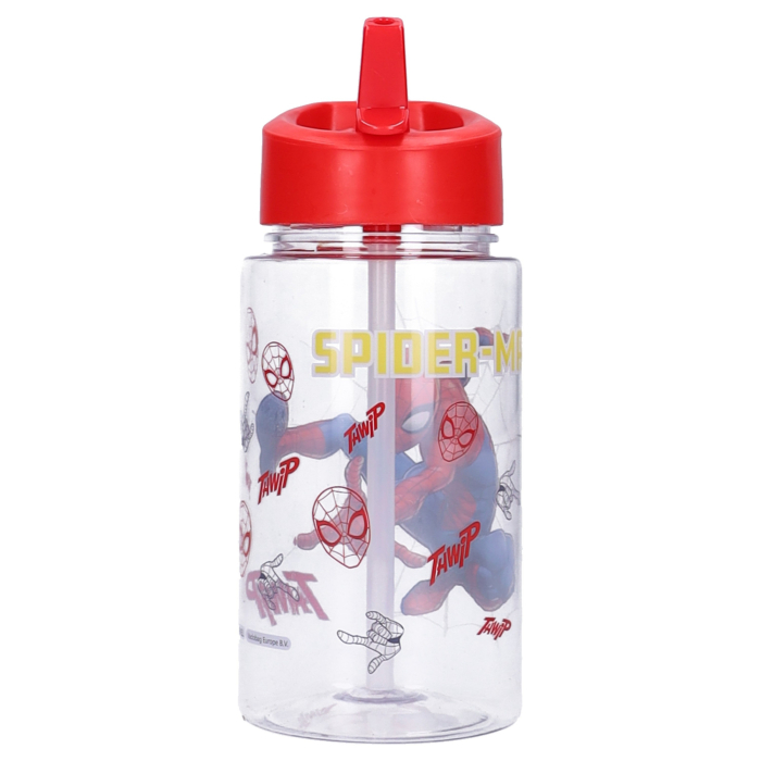 Sticla apa din plastic, fara BPA, multicolor, capacitate 450 ml, Really Refreshing, Spiderman [2]