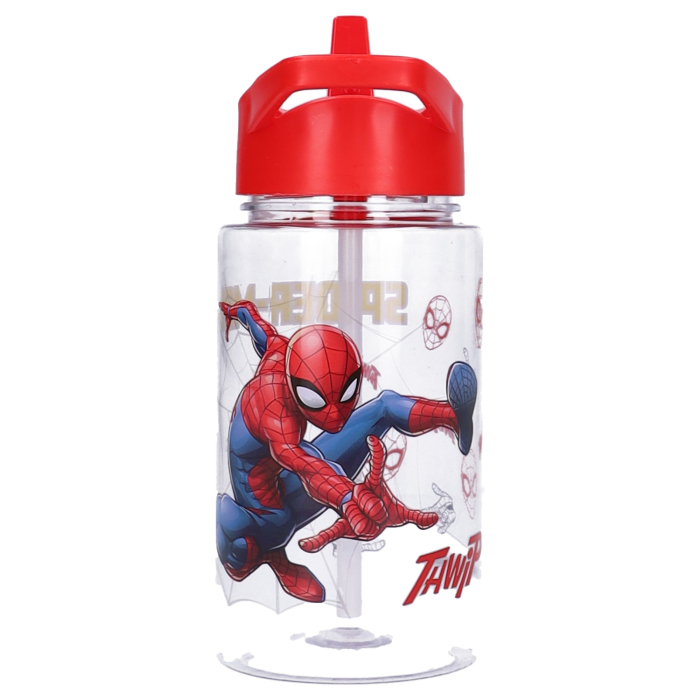 Sticla apa din plastic, fara BPA, multicolor, capacitate 450 ml, Really Refreshing, Spiderman [4]