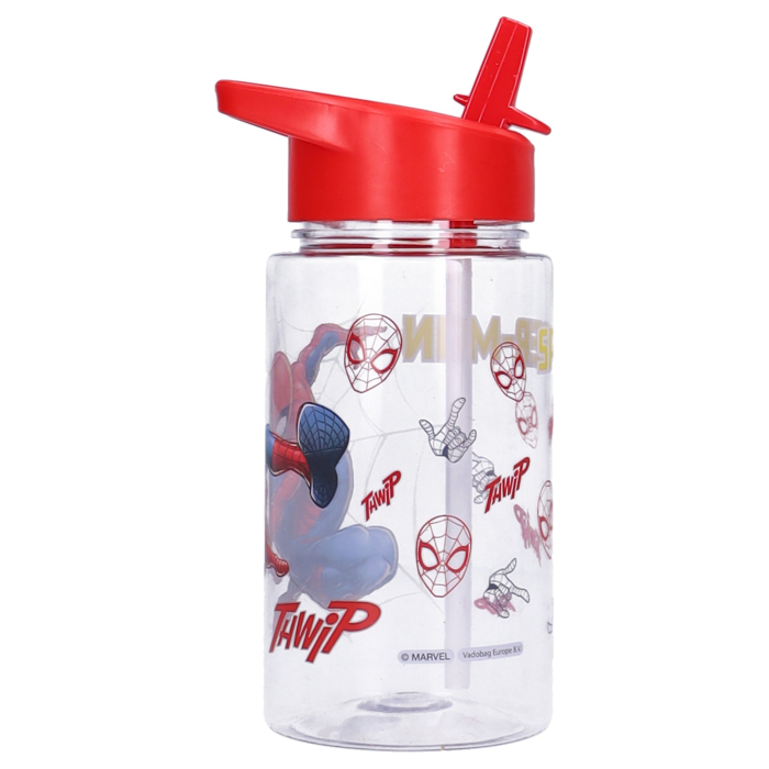 Sticla apa din plastic, fara BPA, multicolor, capacitate 450 ml, Really Refreshing, Spiderman [3]