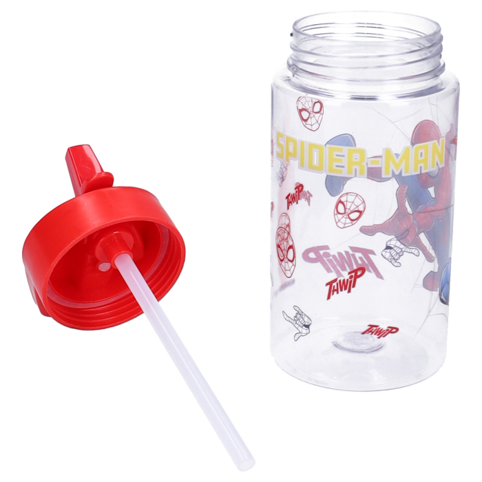 Sticla apa din plastic, fara BPA, multicolor, capacitate 450 ml, Really Refreshing, Spiderman [5]