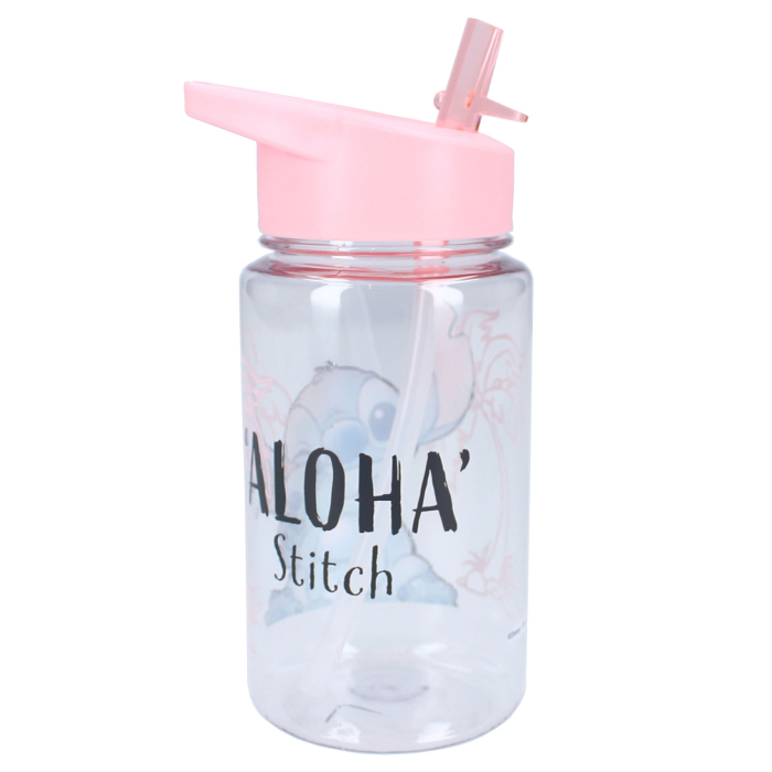 Sticla apa din plastic, fara BPA, multicolor, capacitate 450 ml, Really Refreshing, Stitch [3]