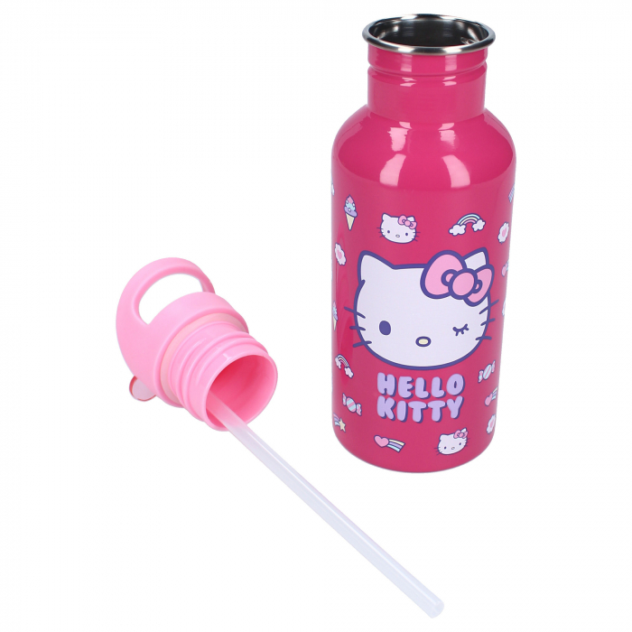 Sticla apa pentru copii, multicolor, capacitate 500 ml, Take A Sip, Hello Kitty [5]
