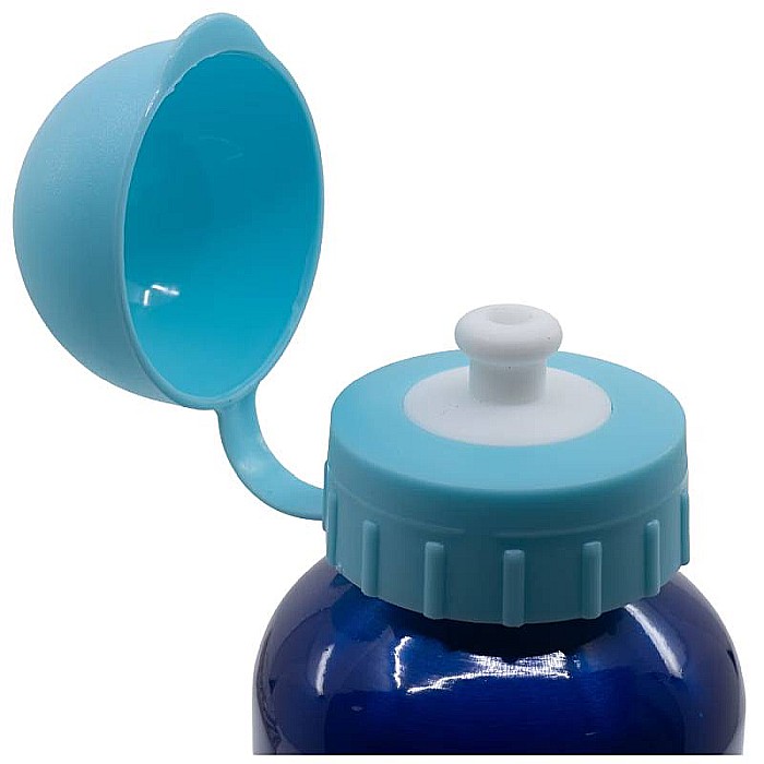 Sticlă apă Stitch Palms, aluminiu 400 ml Albastru [3]