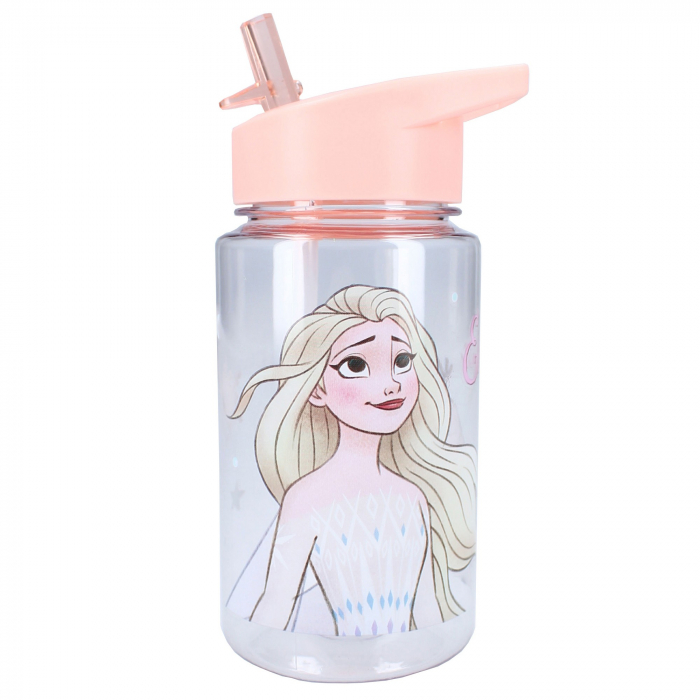 Sticla de apa 450 ml, transparent, Disney, Frozen II Let's Eat [1]