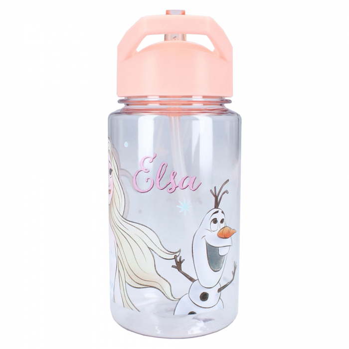 Sticla de apa 450 ml, transparent, Disney, Frozen II Let's Eat [3]