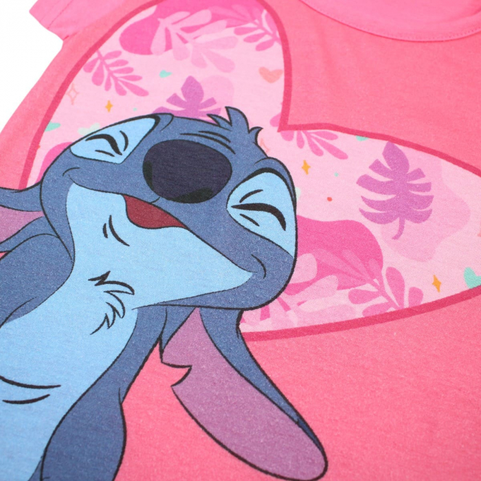 Tricou copii 100% bumbac, multicolor, Happy, Stitch [3]