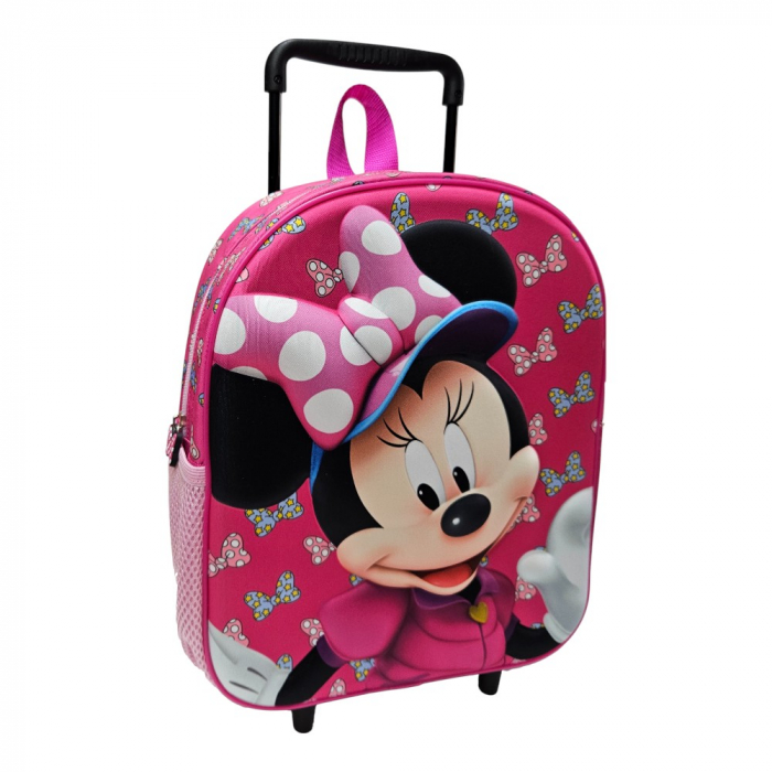 Troler 3D, 32x26x11cm, multicolor, bretele ajustabile si intarite, Happy, Minnie Mouse [1]