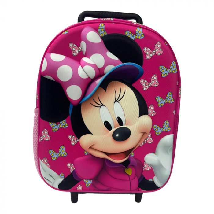 Troler 3D, 32x26x11cm, multicolor, bretele ajustabile si intarite, Happy, Minnie Mouse [2]