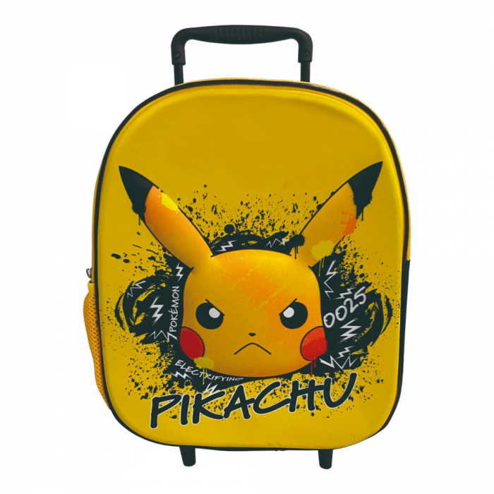 Troler 3D, 32x26x11cm, multicolor, bretele ajustabile si intarite, Happy, Pokemon [1]