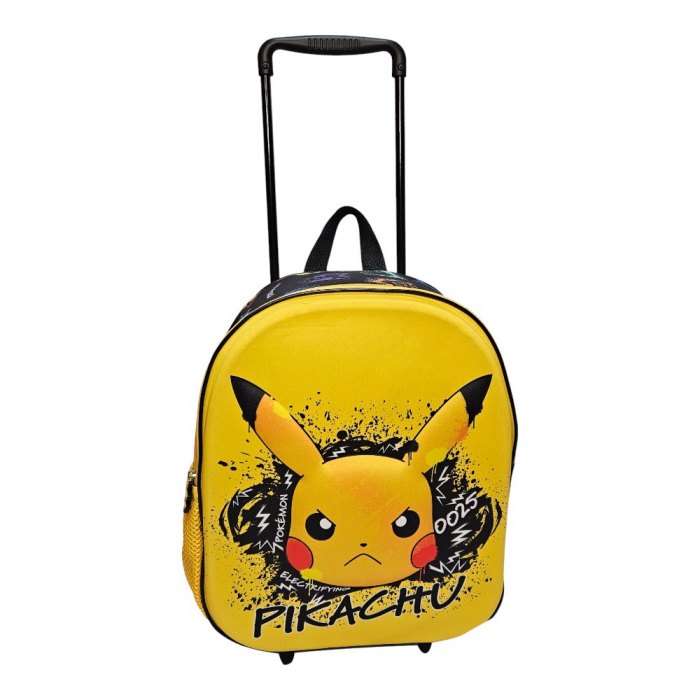 Troler 3D, 32x26x11cm, multicolor, bretele ajustabile si intarite, Happy, Pokemon [2]