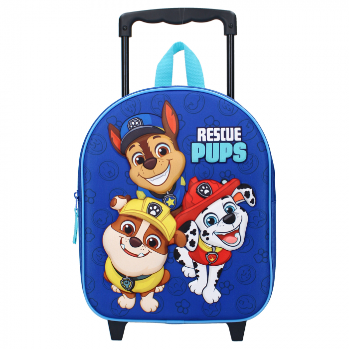Troler 3D multicolor, cu un compartiment, 32x26x11 cm, beretele ajustabile si captusite, Another Dimension, Paw Patrol [2]
