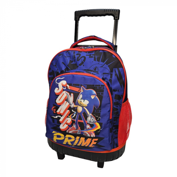 Troler multicolor cu bretele ajustabile si intarite, Grande, doua compartimente, 44x33x23 cm, Sonic [2]
