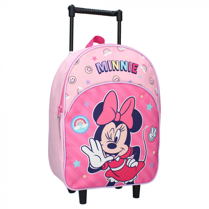 Troler multicolor, cu un compartiment, 33x25x12 cm, beretele ajustabile si captusite, Glam It Up, Minnie Mouse [1]