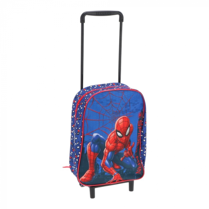 Troler prescolari, 31x24x10 cm, multicolor, cu bretele ajustabile, Spiderman [2]
