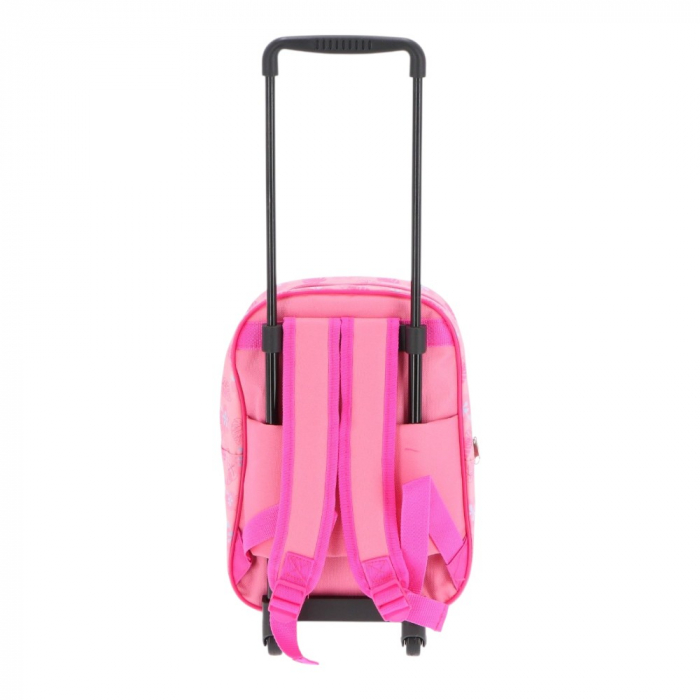Troler prescolari, 31x24x10 cm, roz, cu bretele ajustabile, Stitch [4]