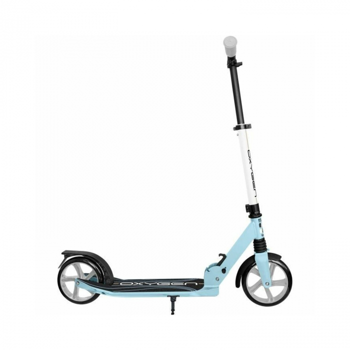 Trotineta Pliabila, cu Suspensie Dubla si Ghidon Reglabil, Roti PU 200 mm, ABEC 7, pentru Varsta 7+, sarcina maxima 100 kg, Blue Skids Control Oxygen [2]