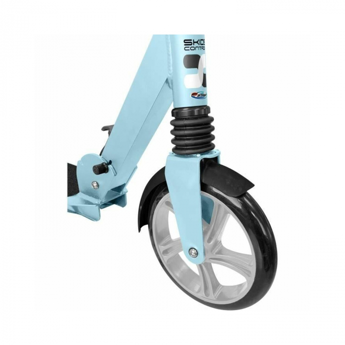 Trotineta Pliabila, cu Suspensie Dubla si Ghidon Reglabil, Roti PU 200 mm, ABEC 7, pentru Varsta 7+, sarcina maxima 100 kg, Blue Skids Control Oxygen [3]