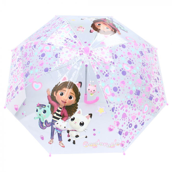 Umbrela pentru copii, multicolor, diametru 70 cm, Gabby's Dollhouse [2]