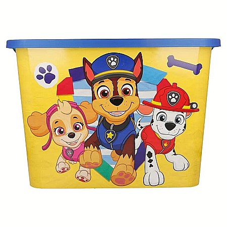 Cutie pentru depozitare, din plastic, cu capac, 23 L, multicolor, 40x27x29 cm, Paw Patrol [2]