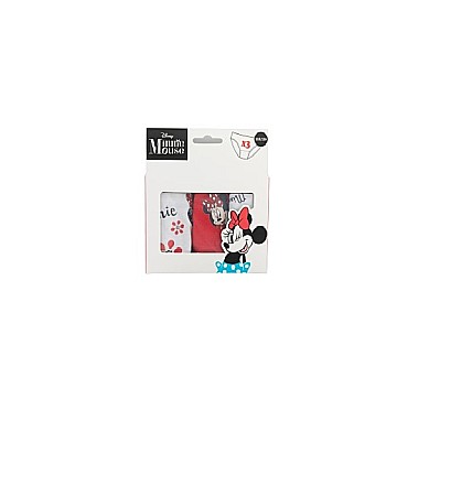 Set 3 chiloței pentru fete, 100 % bumbac, multicolor, Disney, Minnie Mouse [2]