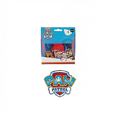 Set 3 chiloței pentru băieți, 100 % bumbac, multicolor, Paw Patrol [2]