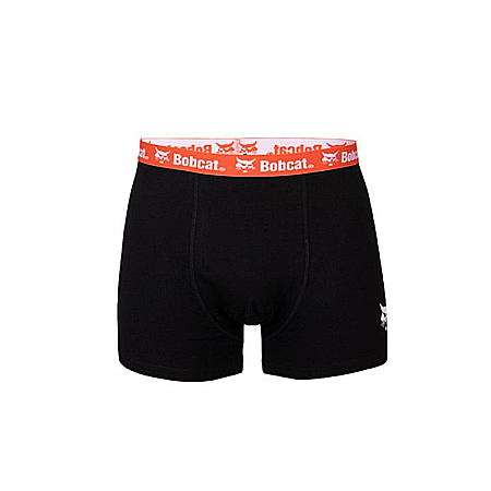 Lenjerie intimă bărbați - Boxeri bărbați, cu bandă logo, negru, Bobcat