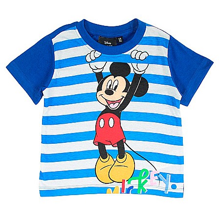 Pijamale copii cu mânecă scurtă, 100% bumbac, multicolor, Force, Mickey Mouse, Disney [1]