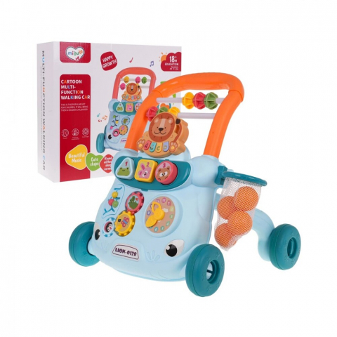Antepremergator multifunctional cu activitati educative, Blue [3]