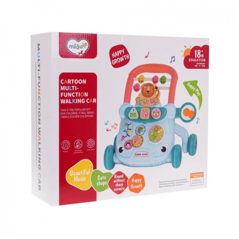 Antepremergator multifunctional cu activitati educative, Blue [7]