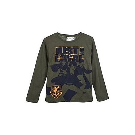 Copii - Tricou cu mânecă lungă, 100% bumbac organic, kaki, Harry Potter