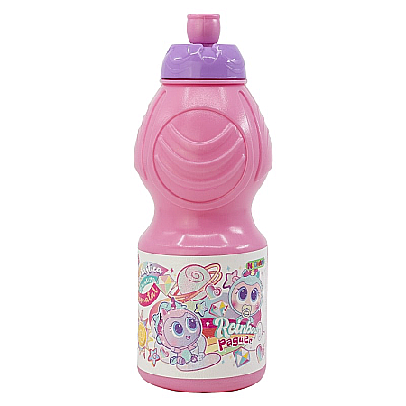 Sticle pentru lichide - Sticlă pentru apă, sport, 400 ml, multicolor, fără BPA, Ksimeritos Rainbow