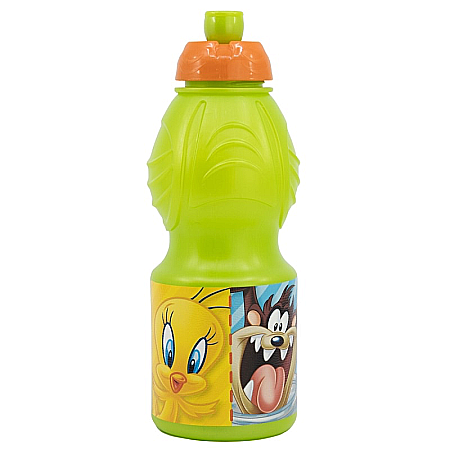 Copii - Sticlă pentru apă, sport, 400 ml, multicolor, fără BPA, Heroes, Looney Tunes