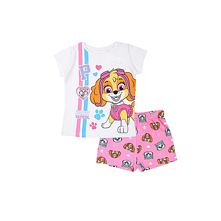Copii - Set 2 piese pentru fete, 100% bumbac, 128 cm, 8 ani, multicolor, Team, Paw Patrol