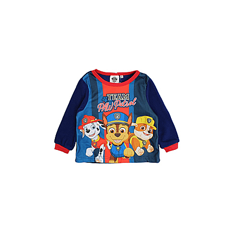 Pijama copii, cu mânecă lungă, polar, albastru,  Team, Paw Patrol [2]