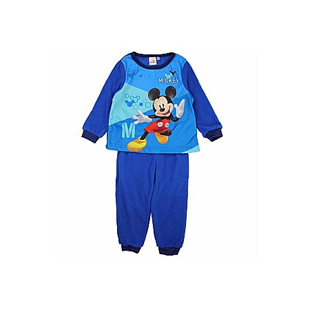 Copii - Pijama copii, cu mânecă lungă, polar, albastru, Junior, Mickey Mouse, Disney