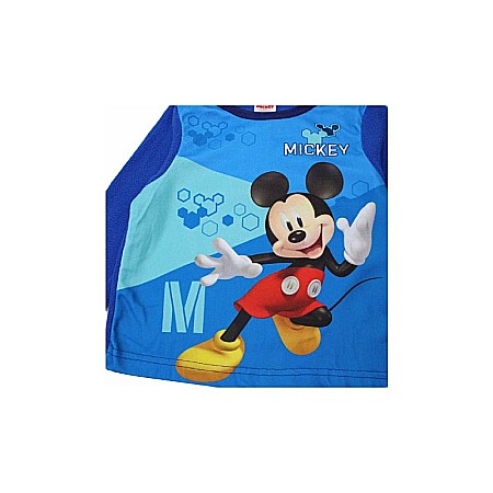 Pijama copii, cu mânecă lungă, polar, albastru, Junior, Mickey Mouse, Disney [2]