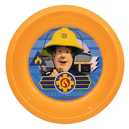 Pahare, farfurii și căni - Bol plastic, multicolor, pentru copii, fără BPA, 16,5 cm, Fireman Sam