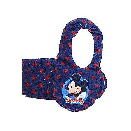 Botoșei de casă, călduroși, cu talpă antiderapantă, albastru, Mickey Mouse Disney [3]