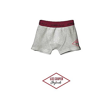 Boxeri bărbați, cu bandă logo, gri, Lee Cooper Originals [1]