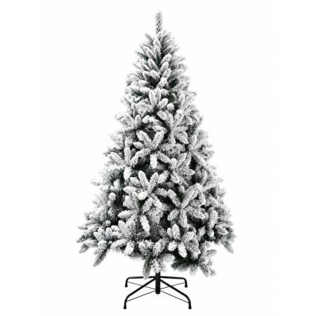 Brazi artificiali - Brad artificial cu zăpadă 210 cm PVC/PE 1000 vârfuri