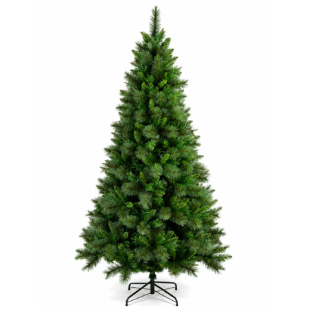 Brazi artificiali - Brad artificial verde 210 cm PVC 1032 vârfuri