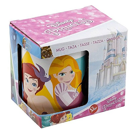 Pahare, farfurii și căni - Cană ceramică, multicolor, 325 ml, Bright and Bold, Princess, Disney