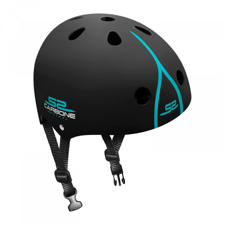 Accesorii - Casca protectie, pentru bicicleta, trotineta, skateboard, role, rezistenta la impact, cu marime reglabila, 53-57 cm, negru, Carbone Control