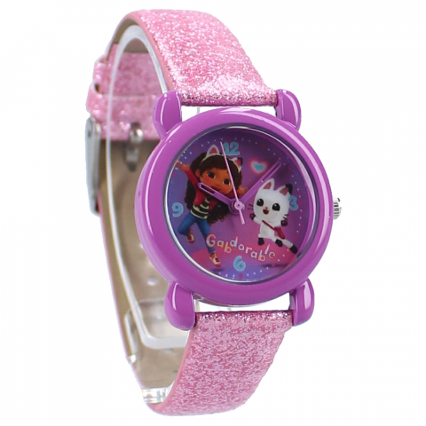 Ceasuri de mână - Ceas de mana pentru copii, curea din silicon, multicolor, Gabby's Dollhouse