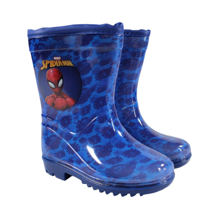Cizme de ploaie cu șnur, albastru, Happy, Spiderman [1]