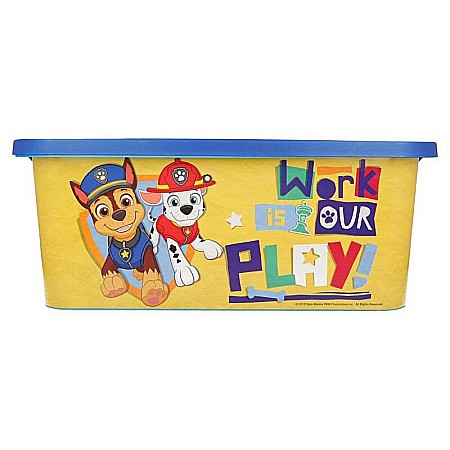 Cutie pentru depozitare, din plastic, cu capac, 13 L, multicolor, 39x29x15 cm, Paw Patrol [1]