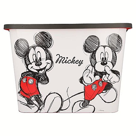 Cutie pentru depozitare, din plastic, cu capac, 23 L, multicolor, 40x27x29 cm, Mickey Mouse, Disney [1]