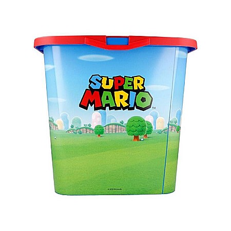Cutie depozitare jucării, Super Mario, 8,5x19,2x28,7 cm, 23 l Albastru [3]